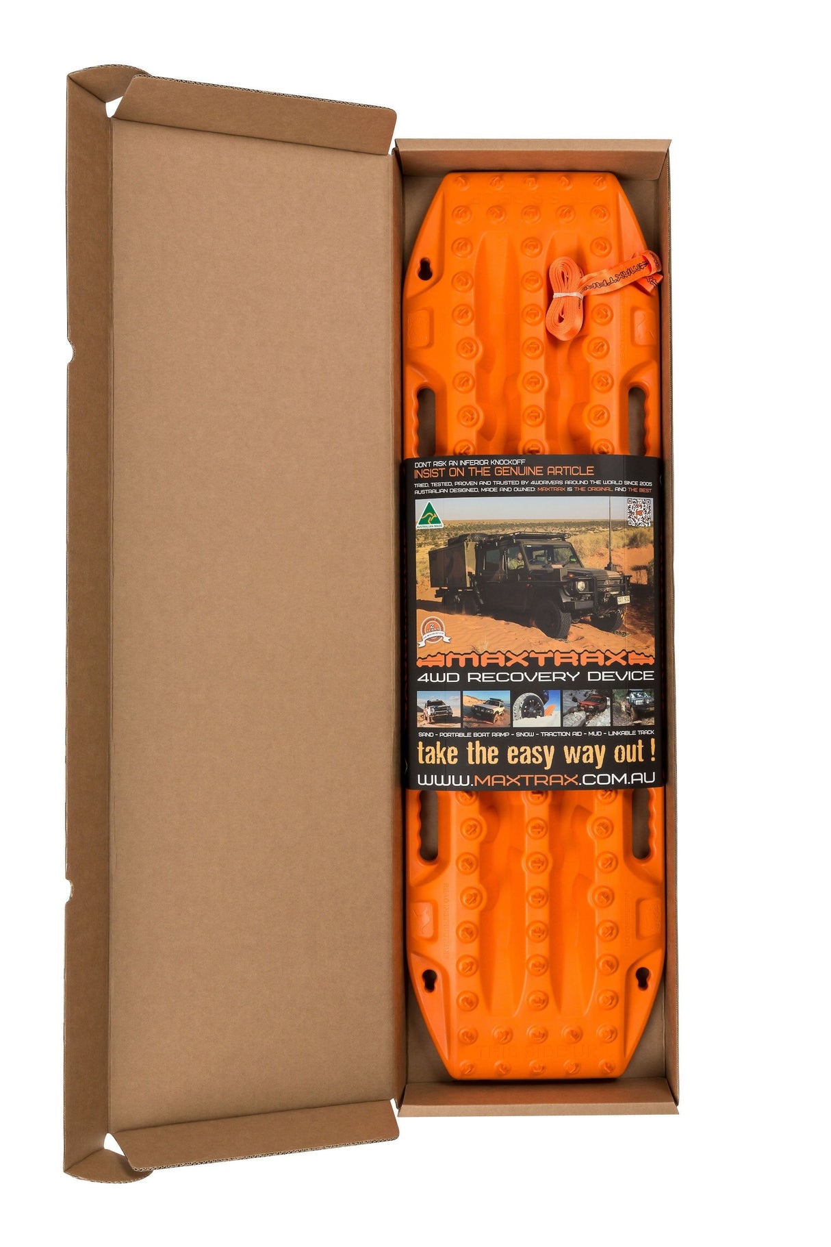 MAXTRAX MKII Signature Orange Recovery Boards - DM