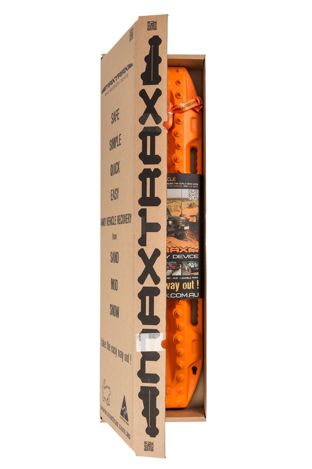 MAXTRAX MKII Signature Orange Recovery Boards - DM